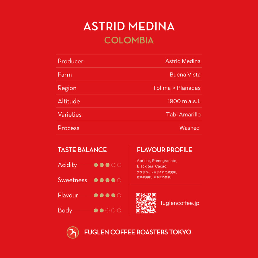 【SOLD OUT】DRIP BAG / ASTRID MEDINA, COLOMBIA